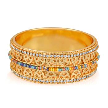 Multicolor Gold Bangles 2