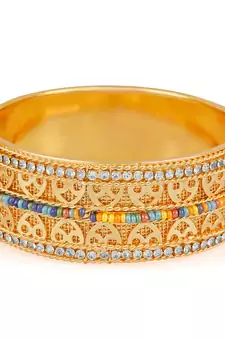 Multicolor Gold Bangles