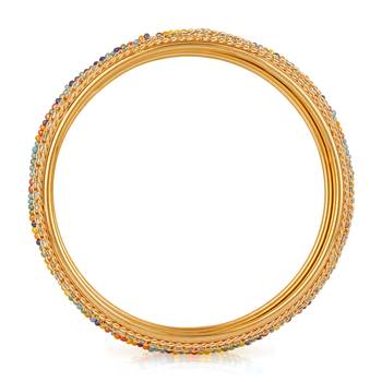 Multicolor Gold Bangles 3