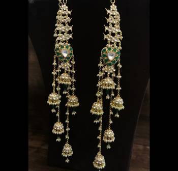 Sonam Kapoor Veere Di Wedding Long Jhumki Earrings 1
