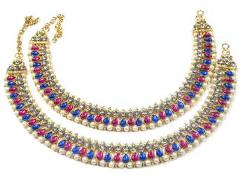 Gold Plated Alloy Anklets 1