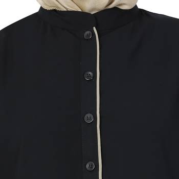 Multicolor plain polyester stitched islamic abaya 6