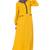 Mustard Yellow Nida Plain Stitched Islamic Abaya