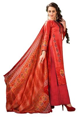 Multicolor Printed Cotton Salwar With Dupatta 3