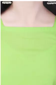 Green Cotton Printed Set of Skirt and Top for Girls