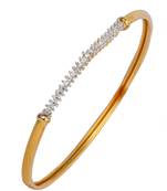 american diamond  classic eternity openable kada bangle bracelet