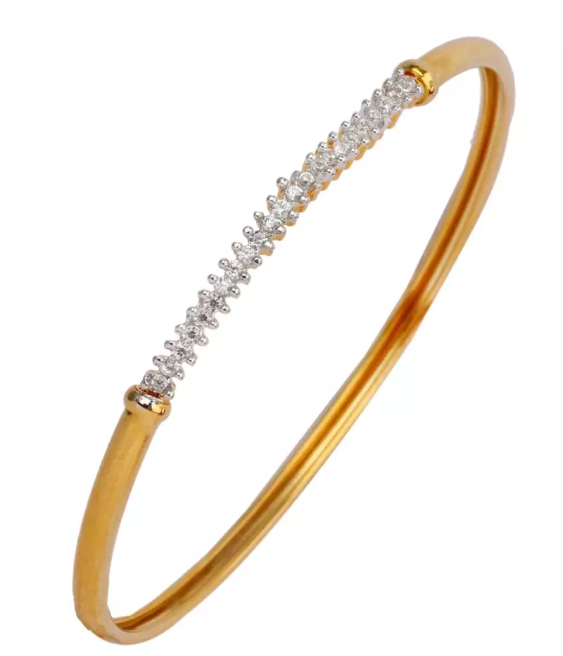 american diamond  classic eternity openable kada bangle bracelet