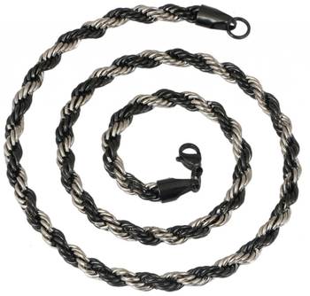 stainless steel gold plated silky snake Herringbone cha 1