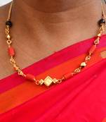 Orange mangalsutra