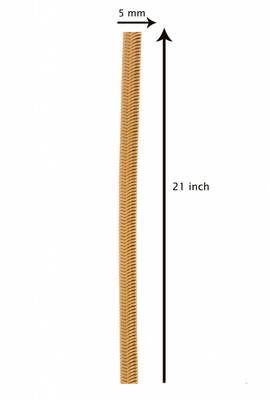 stainless steel gold plated thick heavy long popcorn cha 3