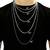 stainless steel gold plated thick heavy long popcorn cha