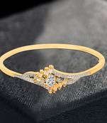 Gold Plated Heavy American diamond Bracelet for Women