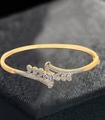 Gold Plated Heavy American diamond Bracelet for Women