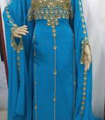 Phirozy Georgette Embroidered Stitched Islamic Kaftan