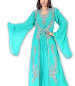 Phirozy Georgette Embroidered Stitched Islamic Kaftan