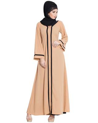 Sand Plain Nida Islamic Abaya 1