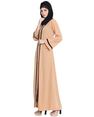 Sand Plain Nida Islamic Abaya 2