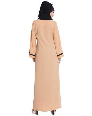 Sand Plain Nida Islamic Abaya 5