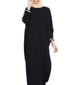 Black Plain Nida Islamic Abaya