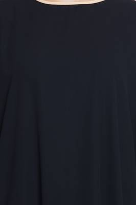 Black Plain Nida Islamic Abaya 6