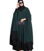 Green Plain kashibo Islamic Abaya