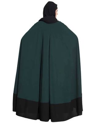 Green Plain kashibo Islamic Abaya 4