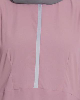 Pink Plain kashibo Islamic Abaya 5