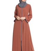 Rust Plain Nida Islamic Abaya