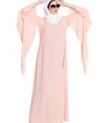 Pink Plain Nida Islamic Abaya