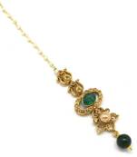 Multicolor  Brass Maang Tikka