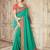 Green Embroidered Silk Saree With Blouse