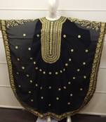 Balck Embroidered Georgette Islamic Farasha