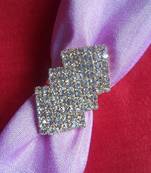 zig zag golden diamond ring