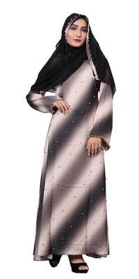 Multi Color Nida Abaya Burkha With Hijab Dupatta For Women 1