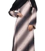 Multi Color Nida Abaya Burkha With Hijab Dupatta For Women