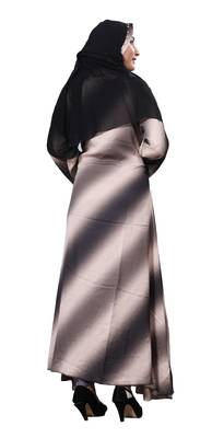 Multi Color Nida Abaya Burkha With Hijab Dupatta For Women 3