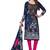 Multicolor Printed Synthetic Unstitched Salwar Kameez With Dupatta