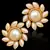 Traditional south INDIA Stone Kundan bollywood studs set in golden base