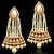 Pearl Mughal India Pakistan Bollywood Earrings Traditional Jewelry