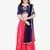 Pink Fancy silk blend Semi Stitched Lehenga With Dupatta