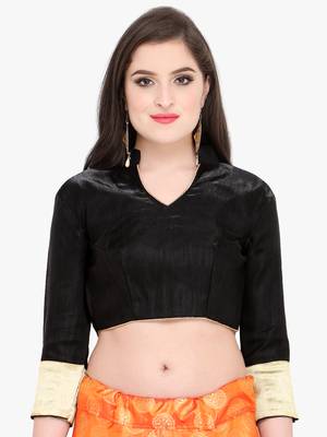 Orange Fancy silk blend Semi Stitched Lehenga With Dupatta 3