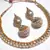 Golden Big Gota Pearl Polki Necklace Set
