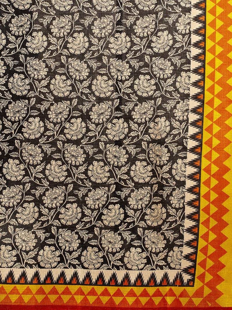 Balck Color Bhagalpuri Printed Women's Dupatta