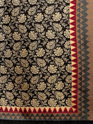 Balck Color Bhagalpuri Printed Women'S Dupatta 4