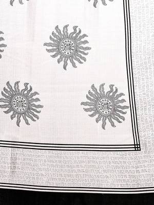 Black Color Bhagalpuri Printed Women'S Dupatta 4