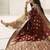 Cream embroidered georgette salwar with dupatta