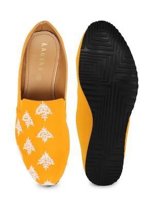 Men's Blue TPR Sole Material Printed Moccasins Slip Ons 1