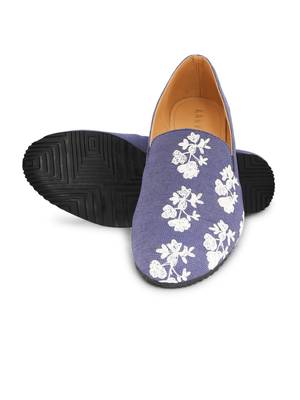 Men's Yellow TPR Sole Material Printed Moccasins Slip Ons 6