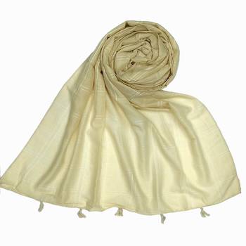 White Most Sold Plain Grid Islamic Hijab Headscarf 1