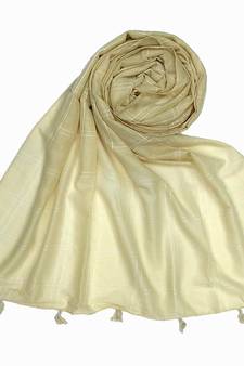 White Most Sold Plain Grid Islamic Hijab Headscarf